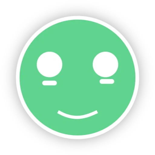 icône smiley, green smiley, smiley green, visage souriant et yeux verts, green smiley smiley