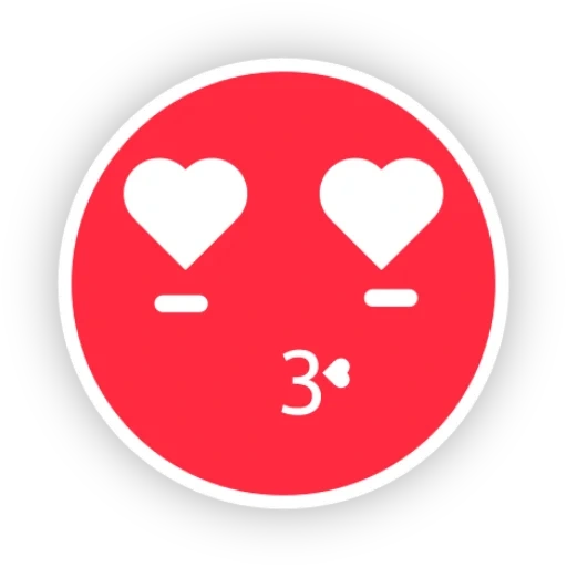 pictogramma, distintivo di cuore, cuore rosso, il cuore è vettoriale, cuore di icona rotonda