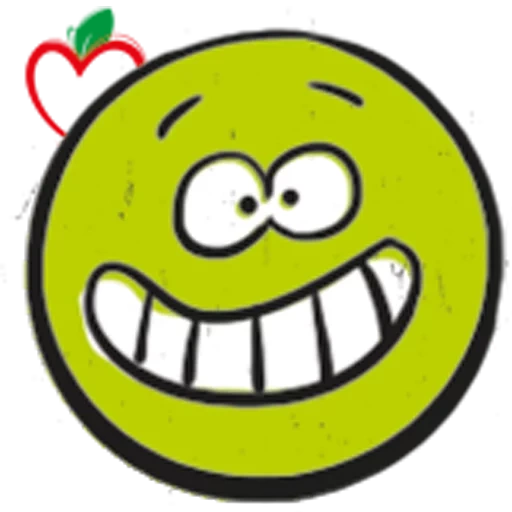 il nemico sorride, faccia malvagia, smiley verde, smiley malvagio, una sorridente terribile