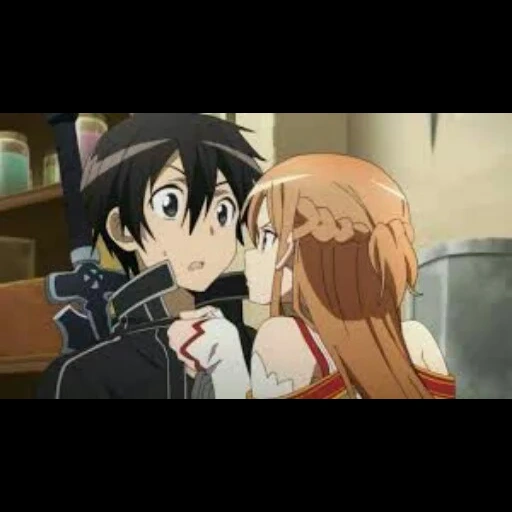 kirito asuna, sao kirito asuna, anime kirito asuna, maestros de la espada en línea, kirito kun asuna san