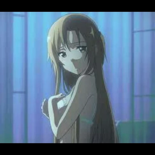 asuna 16.5, gadis anime, asuna sedih, karakter anime, master of the sword online