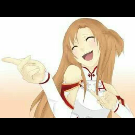 yuki asuna, anime asuna, gadis anime, karakter anime