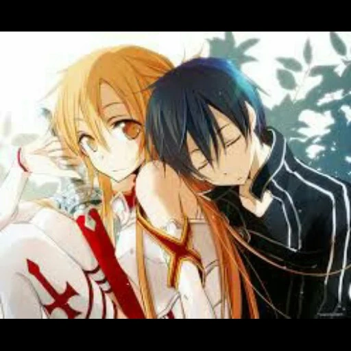 kirito asuna, kirito asuna yui, asuna yuki kirito, maestros de la espada en línea, kirito asuna love