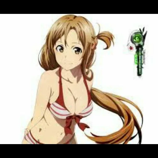 watase yasuna, kirito assuna, yasong yuki sao, asona yuki bikini, sword master online