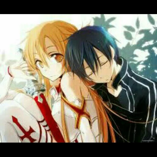 kirito asuna, asuna yuki kirito, sao kirito asuna, anime kirito asuna, maestros de la espada en línea