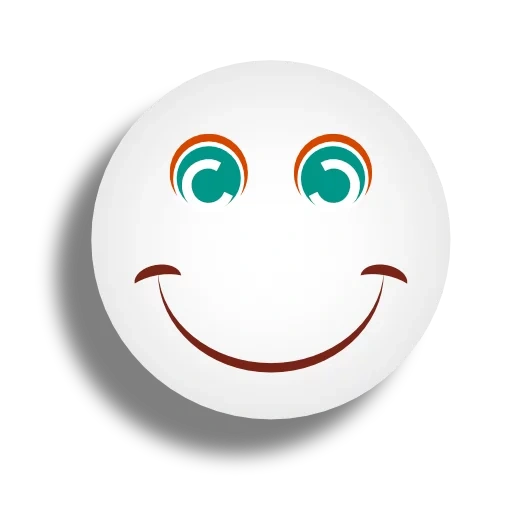 white smiling face, an emotional face, smiley face badge, white smiling face, smiling face