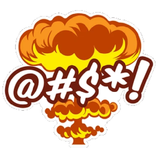 l'esplosione, segno, vettore di esplosione, comic bam creator, cartone animato esplosivo