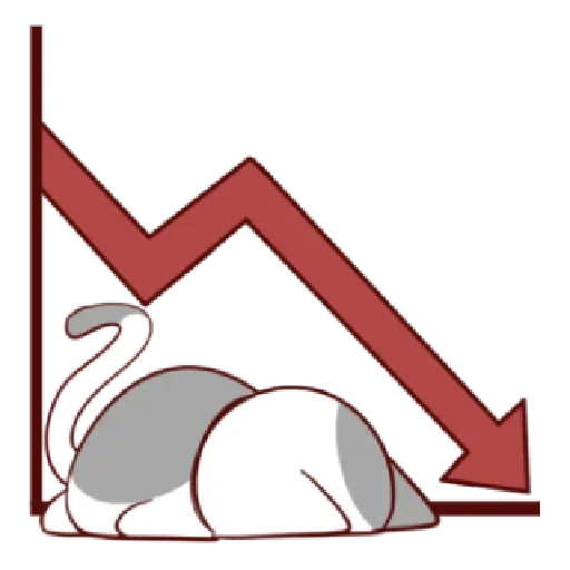 cat, cat, logo, lying cat, the slope is a sign