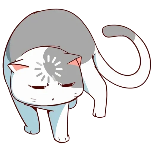 cat, cat, nanko sensei, anime drawings, anime animals kawai