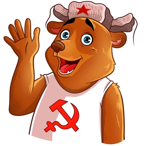 camarade, bear, couvercle d'oreille d'ours, comrade bearski