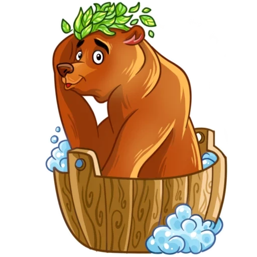 camarada, suportar mel, suportar para a casa de banho, cam camarada bearski, ilustração urso
