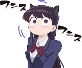 komi, anime mignon, personnages d'anime, animation komi can`t communicate