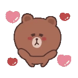 bear, bear, the bear is cute, bear brown line, bear is brown