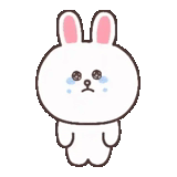 bunny, line friends hare, line friends cony, line cony and brown, cute rabbits