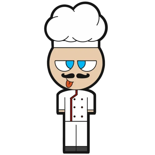 chef, anime, chef vector, vettore chef