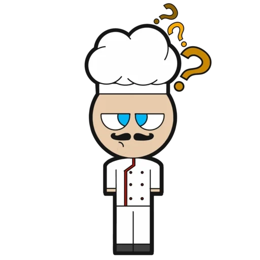 chef, chef vector, blind cook, clipart cook, chef cook vector