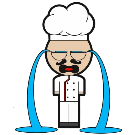cocinero, vector chef, clipart cocinero, los objetos de la tabla, chef cook vector