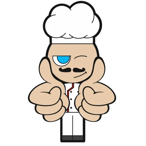 human, chef, figure of the baker, chef cook vector, cartoon barista