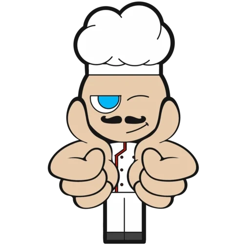 mensch, küchenchef, figur des bäckers, küchenchef cook vector, cartoon barista