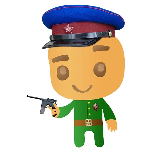 пикабу, чекист мем, печенька пикабу, печенька сталина, мультяшный полицейский лицо