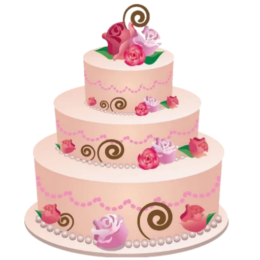 торт, розовый торт, торт свадебный, двухъярусный торт, тортик многоярусный девочки