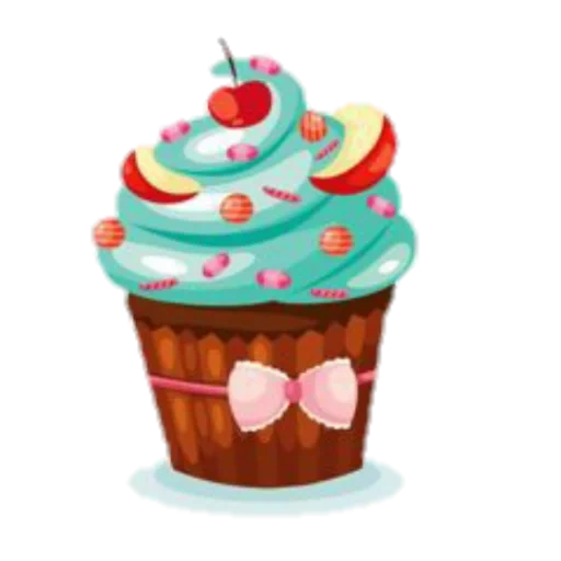 кекс рисунок, кексик детей, кексы капкейки, cake ice cream, изображение пирожного детей