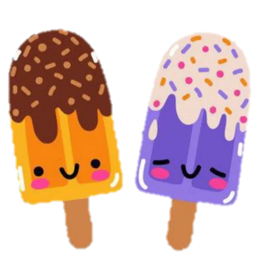 милое мороженое, цветное мороженое, мороженое глазками, мороженое иллюстрация, мягкая игрушка button blue мороженка-романтик 20 см