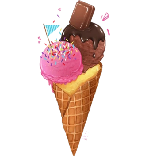 цветное мороженое, мороженое шоколад, рисунки мороженого, мороженое мороженое, мороженое рисунок реалистичное