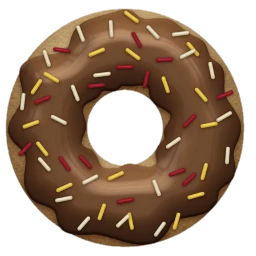 мс пончик, пончик круг, эмоджи пончик, круг пончик 60 см, круг надувной donut