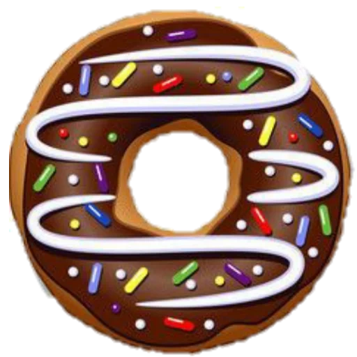 круг пончик, пончик иконка, тени революшен пончики, пончик флэт иллюстрация, круг плавания пончик шоколадный