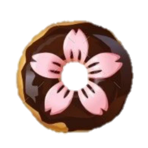 donut, пончик, пончик псд, пончик глазурью, пончик шоколадный