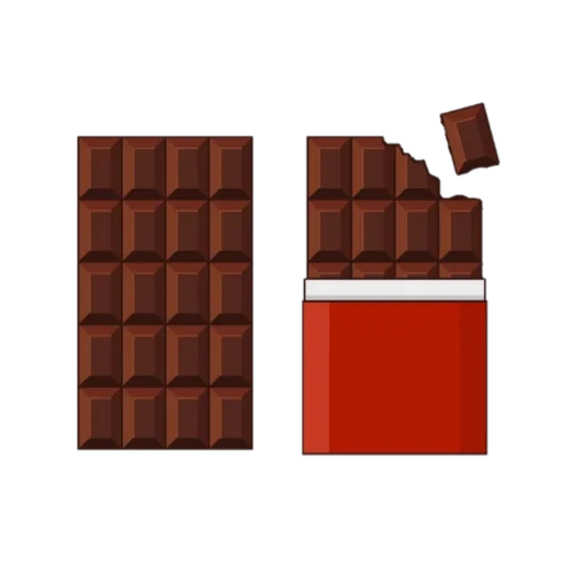 шоколад, chocolate, шоколадка, chocolate bar, шоколад вектор