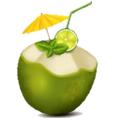 зеленый кокос, кокосовый сок, кокос белом фоне, coconut shake игра, коктейль зеленом кокосе