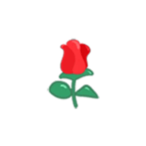 роза flat, роза цветок, клипарт розы, красная роза, цветок символ