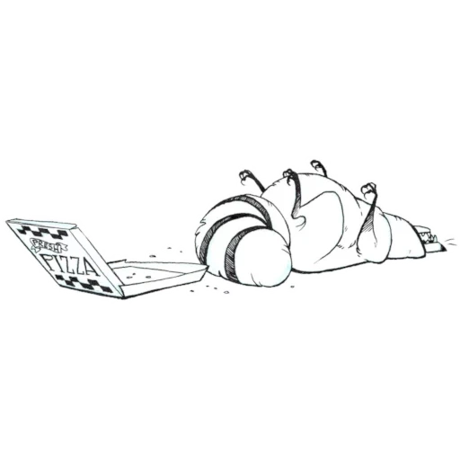 snail, figure, illustration, simkeye raccoon, snail model