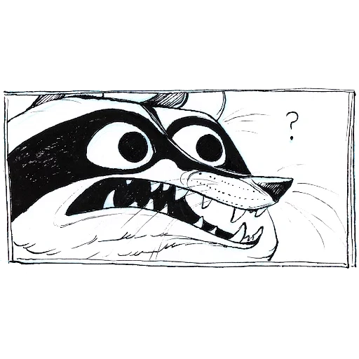 arte di sinkaye, brutto procione, comics of the raccoon, simkaye raccoon comics