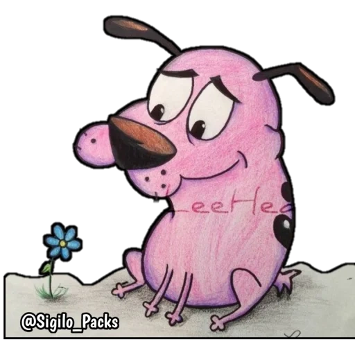 perro, ilustración de coraje, el coraje es un perro cobarde, el cobarde perro de kurazh houston, courage cobardly dog animated series frames