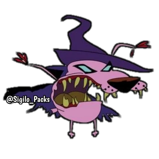 anime, monster, karakter fiksi, gengar pokemon ungu, monster anjing yang berani dan lemah