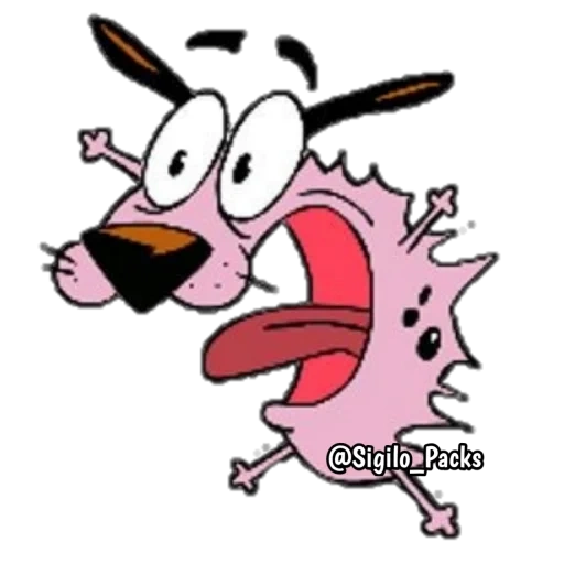 собака, кураж трусливый пёс, courage the cowardly dog mem, courage the cowardly dog 2021, courage the cowardly dog screaming