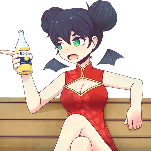 der seemann, the crown bottle, corona chan, anime girl, mercury sailor