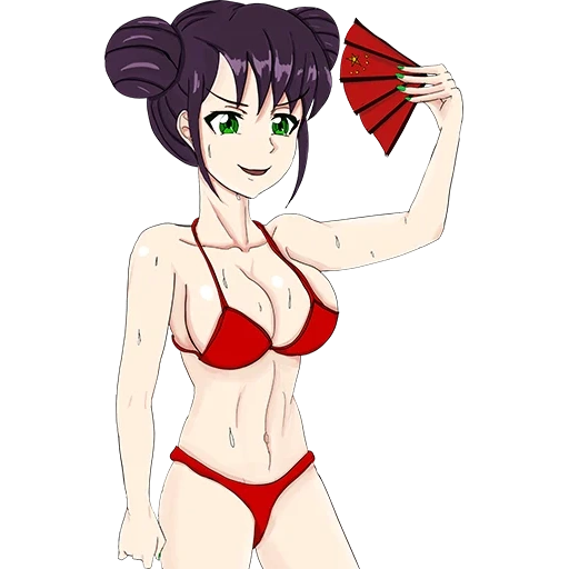 anime bikini, anime girl, anime charaktere, anime art badeanzug, tianteng badeanzug 18