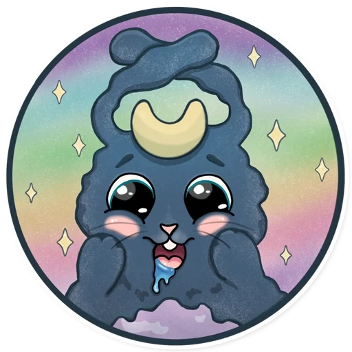 adorabile, la lepre di cosmo, stitch slide logo