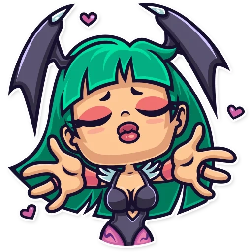 пак, morrigan chibi