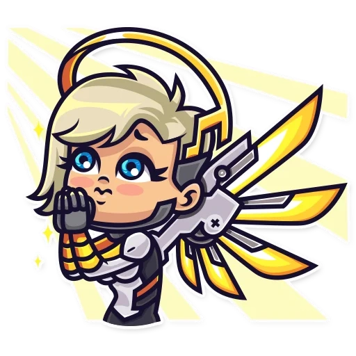 косплей, мерси овервотч, mercy overwatch, мерси овервотч чиби, овервотч ангел чиби