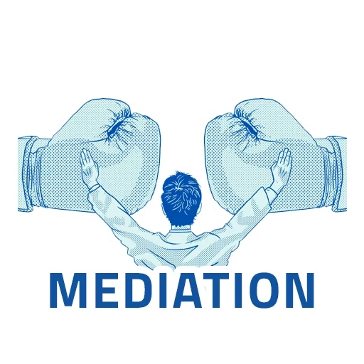 der text, das logo, mediation, divorce mediation, design logo mediation