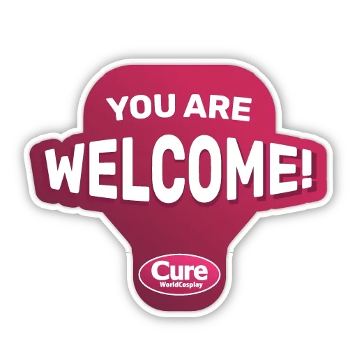 text, welcome, welcome badge, you are welcome, welcome red background