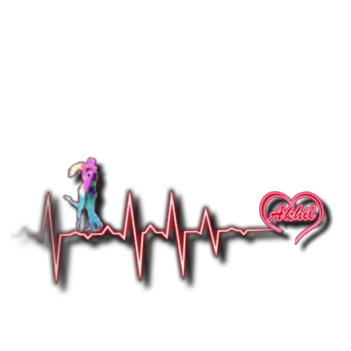 logo, ecg heart, heart pulse, heartbeat, heart with a cardiogram transparent background
