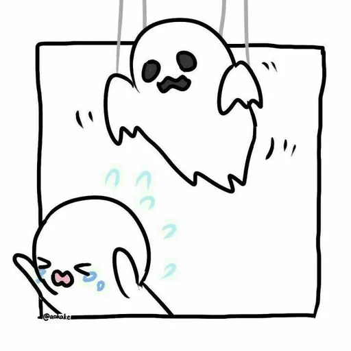 drawings of memes, cute ghost drain, ghost sketches, lovely, cute carculi memes