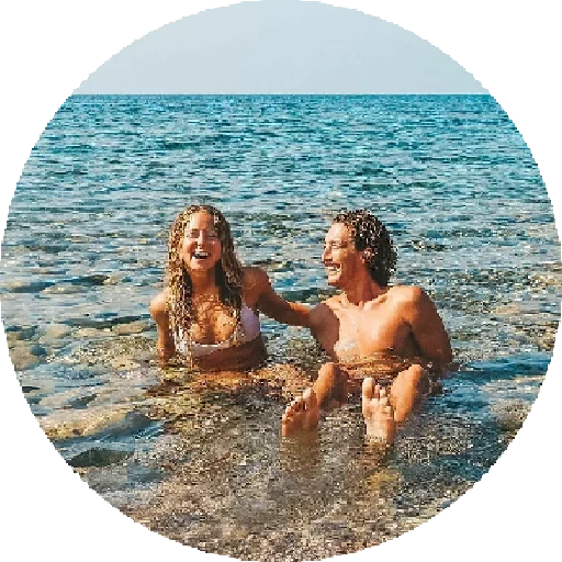 la pausa, le persone, la ragazza, in mare, la bambina