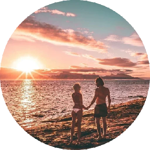 people, girl, family beach, happy family sea, a family of four sunsets in the sea